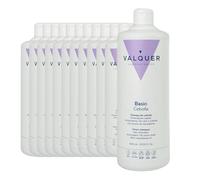 Valquer Shampoing à l'oignon pour cheveux gras. Anti-chute, purifie et revitalise. Apporte force, volume et protection antioxydante. Pour tous types de cheveux. 1000 ml [Pack 12].