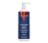 VALQUER Shampoing Color & Shine | Raviveur de Couleur | Cheveux Colorés 1L | Germe de blé & phytokératine | Formule Zero | Sans sulfates | Vegan