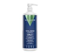 VALQUER Shampoing Réparateur Total Repair | Cheveux Secs et Abîmés | 1 L | Sans Sulfates | Hydratation Intense | Kératine Végétale | Vegan