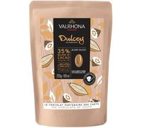 Valrhona Fèves chocolat Dulcey pâtissier 35% – 250 g