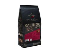 Valrhona - Kalingo 65% chocolat noir de couverture pur Grenade fèves 3 kg
