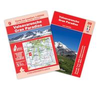 Valsavarenche Gran Paradiso. Carta dei sentieri 1:25000. Guida del Grande Tour della Valsavarenche e del Piccolo Tour della Valsavarenche. Ediz. italiana, inglese e francese. Con carta 1:25000