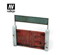 (VALSC006) - Vallejo Scenics - 1:35 Village Gate 15x15cm