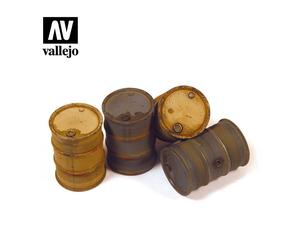 (VALSC202) - Vallejo Scenics - 1:35 German Fuel Drums 2