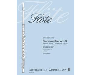 Valse des Fleurs: Reprint of the first edition. op. 87. 2 flutes and piano.