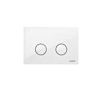 Valsir Plaque Double évacuation Murale ABS mécanique P4 Blanche 4/9 l. pour Tropea S.