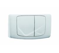 Valsir Rios Double plaque de déclenchement pour WC, blanc