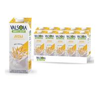 Valsoia - Boisson à l'avoine, Boîte de 10 1000 ml Tetra Brik, 100% végétal, sans lactose, avec calcium et vitamines, idéal pour les végétaliens et les végétariens, peut contenir des traces de gluten.