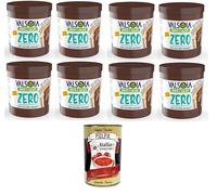 Valsoia Crème végétale à la noisette avec noix de coco et oates, 100 % base de plante, sans gluten et sans huile de palme, naturellement sans lactose, idéale pour les végétaliens, sans sucre ajouté, 8