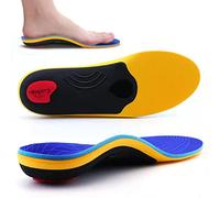 VALSOLE Semelles orthopédiques pour fasciite plantaire, soutien de la voûte plantaire, pour éperon calcanéen, pieds plats, douleurs aux pieds, semelles confortables pour homme et femme, bleues
