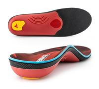 VALSOLE Semelles orthopédiques pour hommes et femmes pour la fasciite plantaire, les pieds plats, les voûtes plantaires hautes et les semelles anti-douleurs du pied adaptées aux chaussures de travail