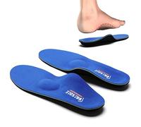 Valsole semelles orthopédiques soutient de la voute plantaire pour les douleurs au niveau du talon, épine calcanéenne, Pied Plat, Fasciite Plantaire, les douleurs du genou (48-49 EU (310mm), V107B)