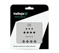 (VALST-AFV001) - AV Vallejo Stencils - 1:35 Asstd German WWII Tank Marks