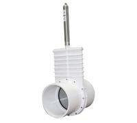 Valterra 6801p PVC pneumatique Gate Valve, gris, 20,3 cm Slip, Cylindre en métal