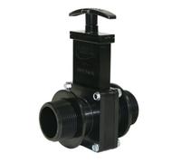 Valterra 7104 ABS Gate Valve, Noir, 1-1/5,1 cm Mpt