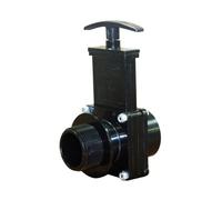Valterra 7108 ABS Gate Valve, Noir, 1-1/5,1 cm FPT X Mpt
