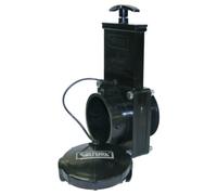 Valterra 7342 ABS Gate Valve, gris, baie 7,6 cm Mpt X avec capuchon