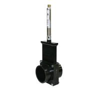 Valterra 9303s ABS pneumatique Gate Valve, 7,6 cm Spigot W/Paddle en acier inoxydable et Gate Keeper