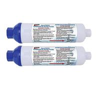 Valterra A01-1132VP AquaFRESH Lot de 2 filtres à eau d'extérieur de rechange avec raccords de tuyau