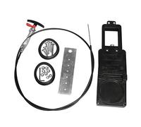 Valterra -TC372 Kit de câble Flexible avec Valve de 7,6 cm, vanne de vidange sans désordre pour Camping-Cars, caravanes, remorques, Noir
