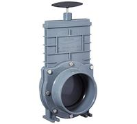 Valterra Vanne à Coulisse 110 mm en Plastique et Broche V4A, Gris