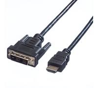 Value 11995516 1,5 M Dvi-d Hdmi Type A (standard) Noir