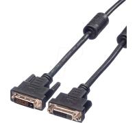 VALUE Câble DVI, DVI M-F, (24+1) dual link, 3 m