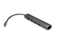 VALUE 12.99.1043 station d'accueil Avec fil USB 3.2 Gen 1 (3.1 Gen 1) Type-C Gris
