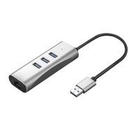 VALUE 12.99.1116 station d'accueil USB 3.2 Gen 1 (3.1 Gen 1) Type-A Noir, Argent
