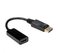 VALUE 12.99.3138 câble vidéo et adaptateur 0,15 m DisplayPort HDMI Type A (Standard) Noir