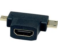 Value 12.99.3166 Adaptateur [1x HDMI femelle - 1x HDMI mâle C mini] noir 20 m
