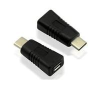 VALUE 12.99.3190 changeur de genre de câble USB 2.0 Type C USB 2.0 Type Micro B Noir