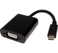 VALUE 12993200 - Adaptateur USB-C > VGA, noir, 1 080 p à 60 Hz, 0,10 M.