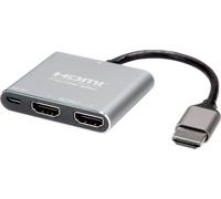 Value 14.99.3585 Répartiteur HDMI 3840 x 2160 pixels argent