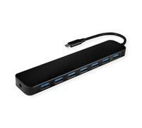 Value 14.99.5040 Hub combiné USB 7 Ports Noir
