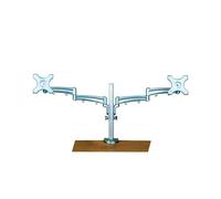 Value 17.99.1134 Support D'écran Plat Pour Bureau Argent Mur