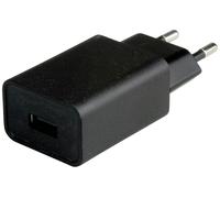 Value 19.99.1093 Chargeur USB 12 W 1x USB-A noir intérieure
