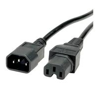 Value 19.99.1121 appareils IEC Câble de raccordement noir 1.00 m