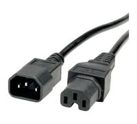 Value 19.99.1122 appareils IEC Câble de raccordement noir 1.80 m