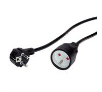 Value 19.99.1171 Câble électrique Noir 5 M Cee7/7