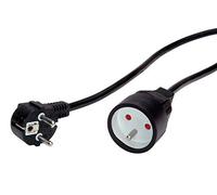 Value 19.99.1172 Câble électrique Noir 10 M Cee7/7