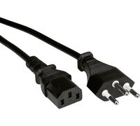 Value 19.99.1220 alimentation Câble de raccordement noir 1.80 m