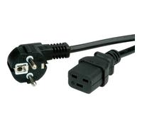 Value 19.99.1552 alimentation Câble de raccordement noir 2.00 m