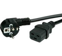 Value 19.99.1552 alimentation Câble de raccordement noir 2.00 m