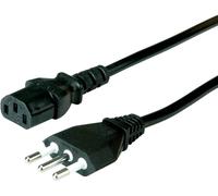 Value 19.99.2072 alimentation Câble de raccordement noir 1.00 m