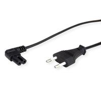 Value 19.99.2088 Câble électrique Noir 1,8 M Cee7/16 Coupleur C7