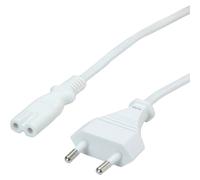 Value 19.99.2090 alimentation Cordon électrique blanc 1.00 m