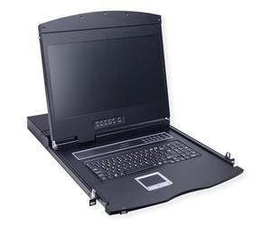 Value 19 Commutateur KVM LCD 1 utilisateur, 8 pièces, 43 cm (17) TFT (4:3), 26.99.0160