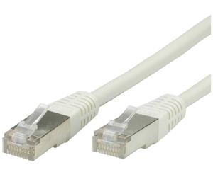 Value 21.99.0105 RJ45 Câble réseau, câble patch CAT 5e F/UTP 5.00 m gris 1 pc(s)