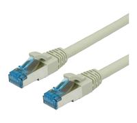 Value 21.99.0867 RJ45 Câble réseau, câble patch CAT 6a S/FTP 10.00 m gris 1